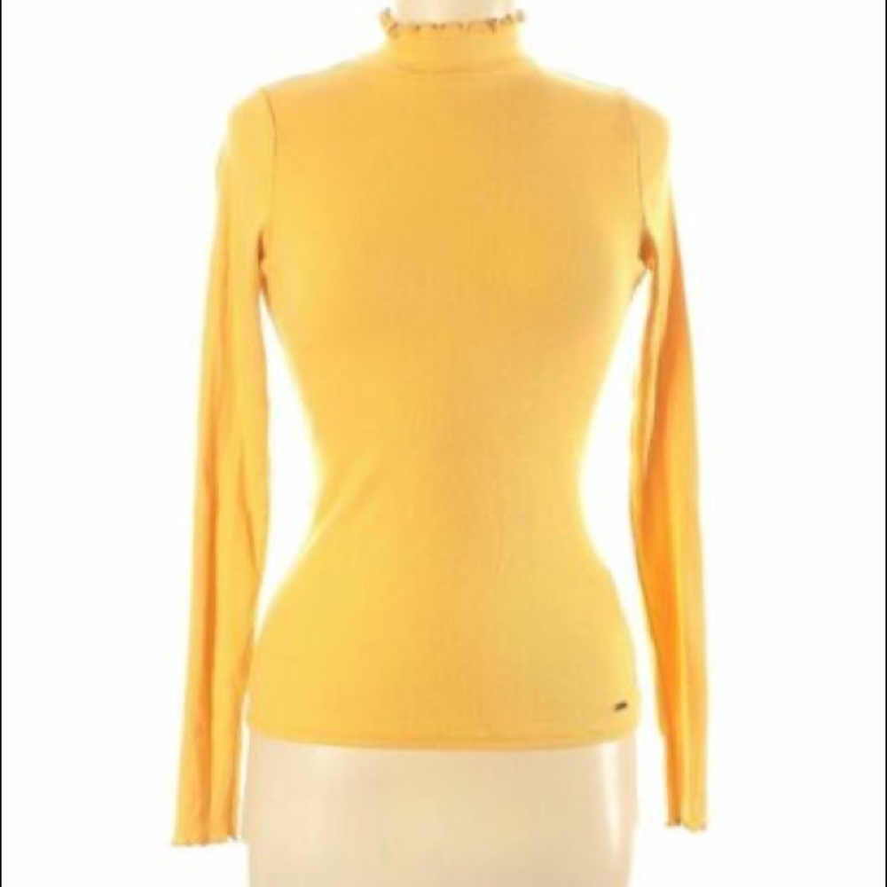 Hollister Lettuce Edge Turtleneck Long Sleeve